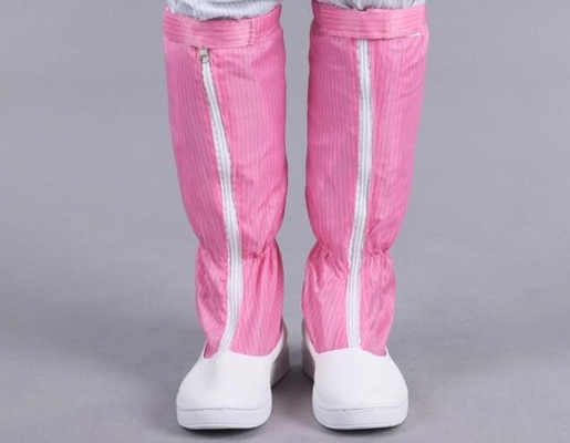 Antistatic Long Leg Boots Clean Room Shoes Pu Leather Size 35-50