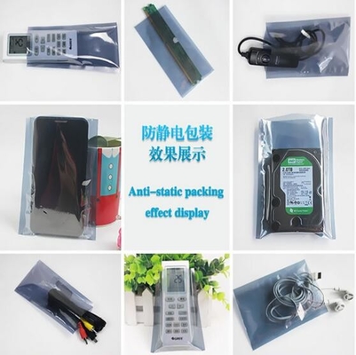 APET / CPP Clear Anti Static Shielding Bags Esd Bags For Electronics 0.075mm