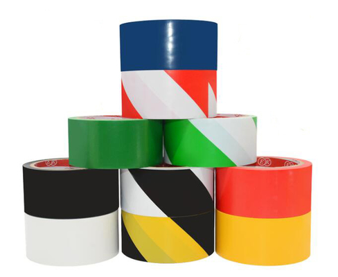 Clean Room Esd Floor Marking Tape Yellow Black 17mm 33mm 50mm