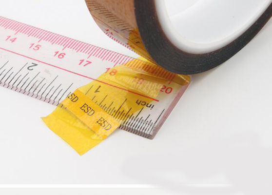 0.025mm Esd Anti Static Kapton Tape Polyimide High Temperature 260C Adhesive