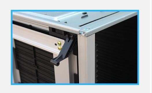 Aluminum Anti Static ESD PCB Magazine Rack For SMT / PCB  Storage