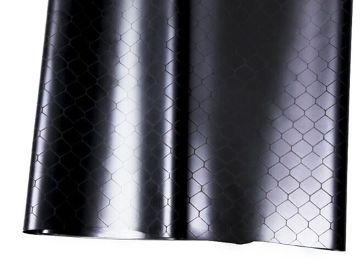 Black Anti Static Accessories , Esd Pvc Grid Curtain 1.37x30m