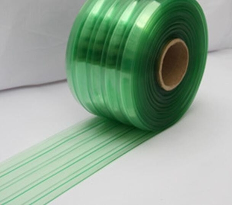 Green Antistatic Pvc Vinyl Strip Door Curtains ESD For Industry / Cleanroom