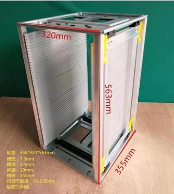 355X320X563mm Anti Static Accessories Aluminum ESD PCB Magazine Rack