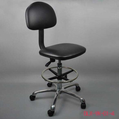 PU Leather Ergonomic Laboratory Stools 510-700mm Lift Range