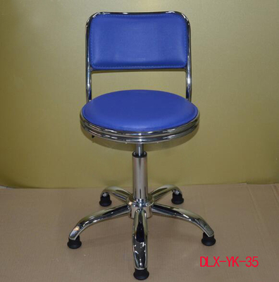 Height Adjustable ESD Stool Chair Polyurethane Foam For Dust Free Room