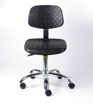 BIFMA PU Leather ESD Stool Chair 400*400mm Ergonomic Lab Chair