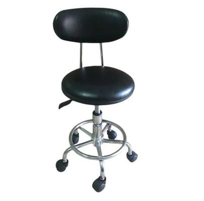 Laboratory Anti Static Office Chair , PU Work Stool With Wheels