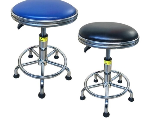 Adjustable height ESD Stool Chair , PU Anti Static Lab Chair