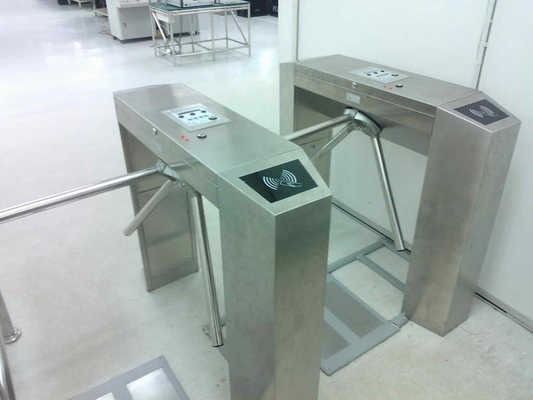 ESD Bridge Pedestrian Turnstile Gate Bi Directional Access Control AC220V 50HZ