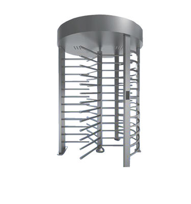 DLX-502 Full Height Rotary Security Turnstile | 304 Stainless Steel, with Fingerprint/QR Code Scanner