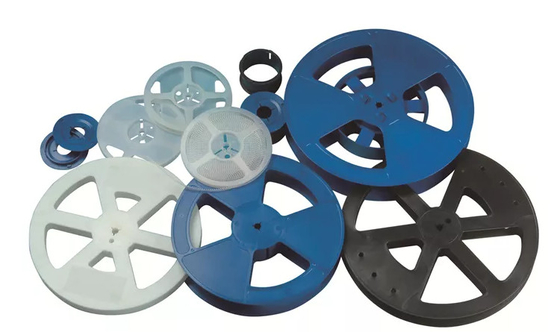 Smd Carrier Tape And Reel Packaging Blue / Black PS Material