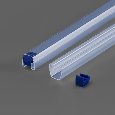 IC ESD Tube , Anti Static Packaging Tubes 0.5mm-2mm Thickness