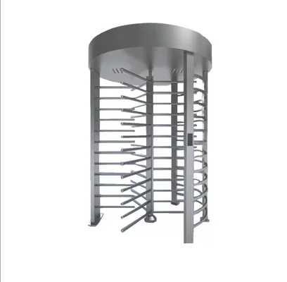 Cross Rotary Safety 304 Stainless Steel Turnstile Fingerprint / QR Code