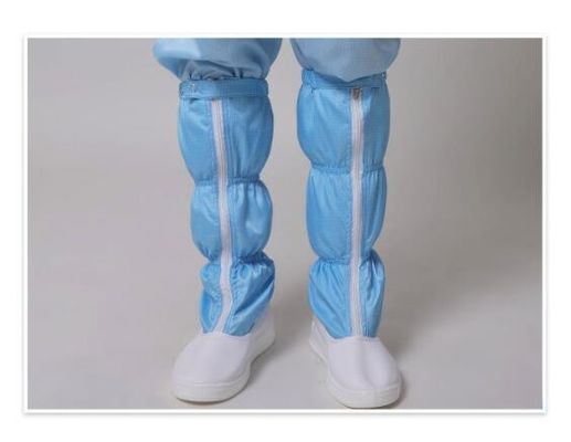 PU Buckle Cleanroom Accessories , ESD Anti Static Safety Shoes CE Approved