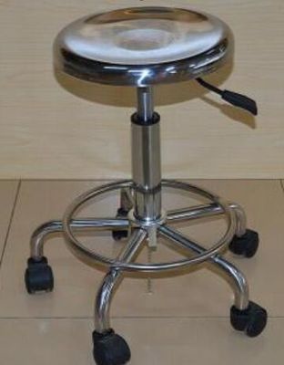 Stainless Steel ESD Stool Chair ergonomic  560-820mm Lift Range