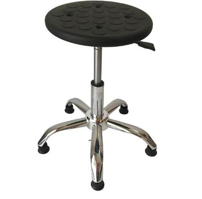 Anti Static Esd Lab Chairs Black wear resistant Adjustable PU Foam